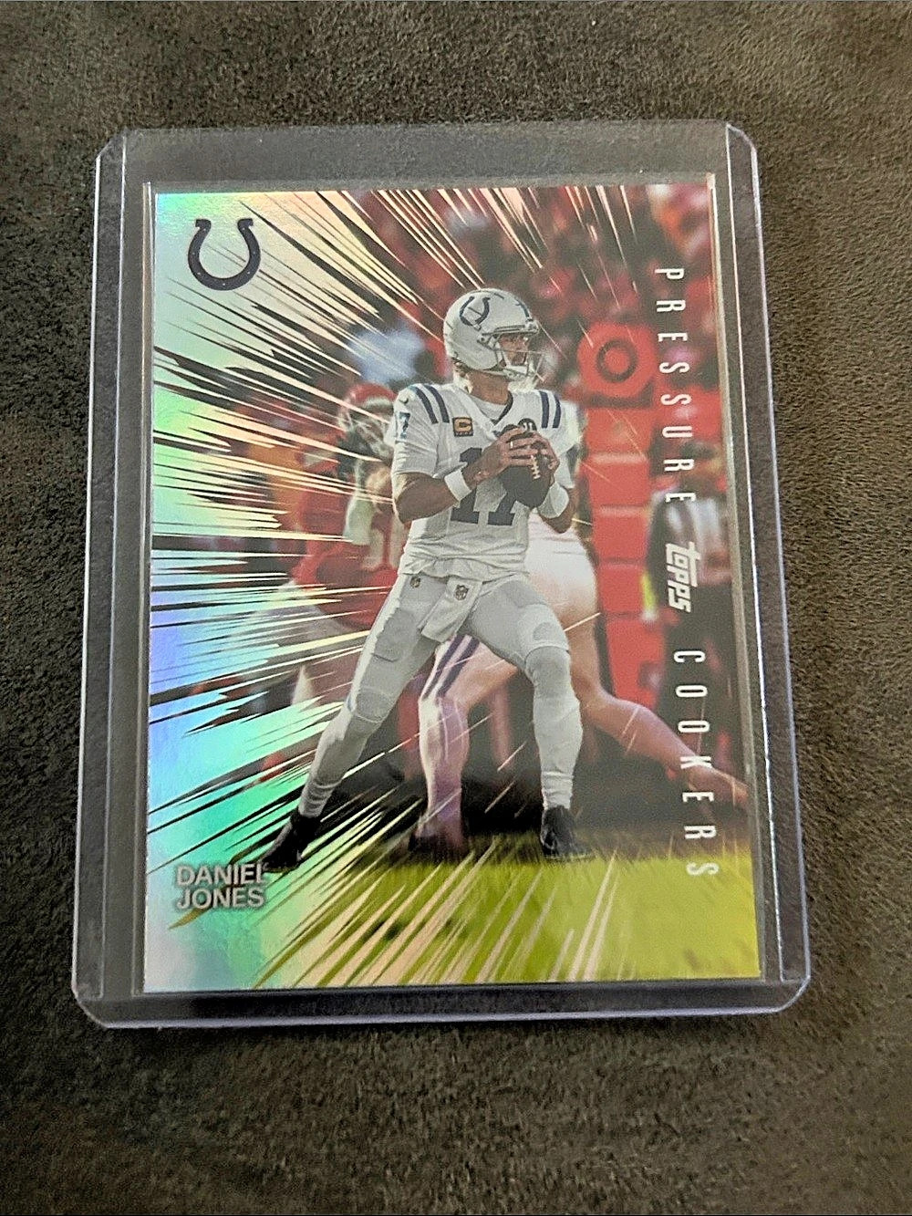 Topps Pressure Cooker Daniel Jones Colts Football Card